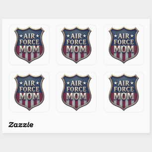 Air Force (USAF) Mutter Quadratischer Aufkleber