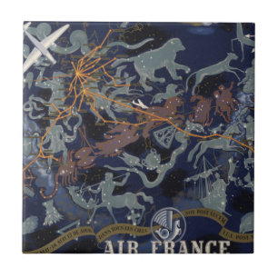 Air France: De Nuit und de Jour dans tous les ciel Fliese