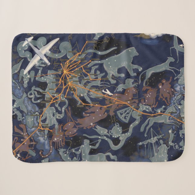 Air France: De Nuit und de Jour dans tous les ciel Sherpadecke (Vorderseite (Horizontal))