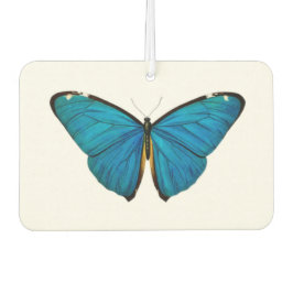 AIR FRESHENER : BLAUER SCHALTFLY : HERZGESTELLT AUTOLUFTERFRISCHER