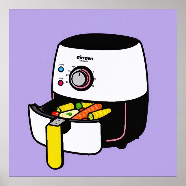 Air Fryer - Kunstdruck Poster (Vorne)