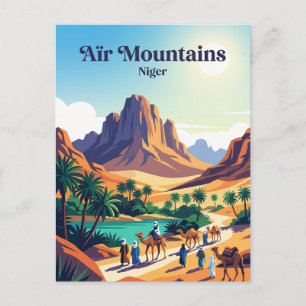 Aïr-Gebirge Niger Postkarte
