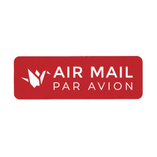AIR MAIL PAR AVION 折 エ ア り 鶴 鳥 シ Origami vogel