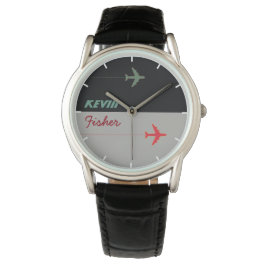 Air Style coole Männer beobachten mit seinem Namen Armbanduhr