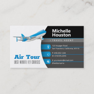 Air Tour Travel Agent Business Card Visitenkarte