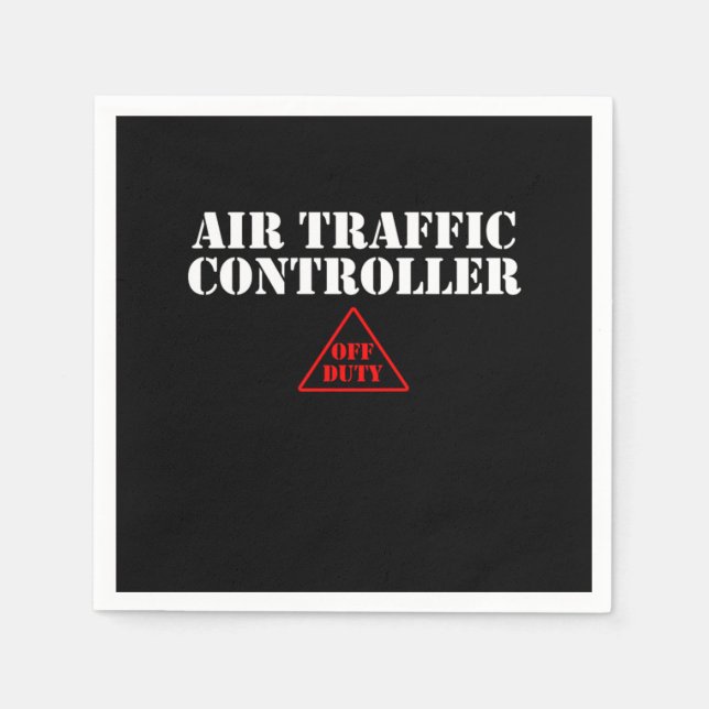 Air Traffic Controller Airfield Flight Controller  Serviette (Vorderseite)