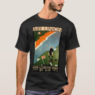 Air Union ~ Paris-London-Paris mit dem Flugzeug T-Shirt