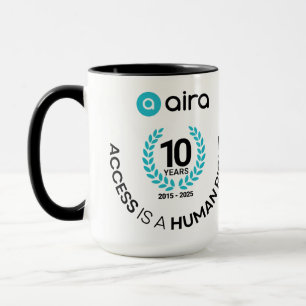 Aira 10. Geburtstags-/Jubiläumstasse Tasse