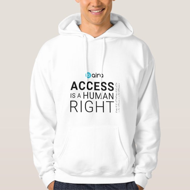 Aira Access est un droit humain - sweat - shirt à  (Devant)