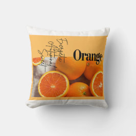 Airbag Orange Decor and Art Kissen