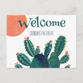 Airbnb Thank You Card, Vacation Rental Welcome Einladungspostkarte