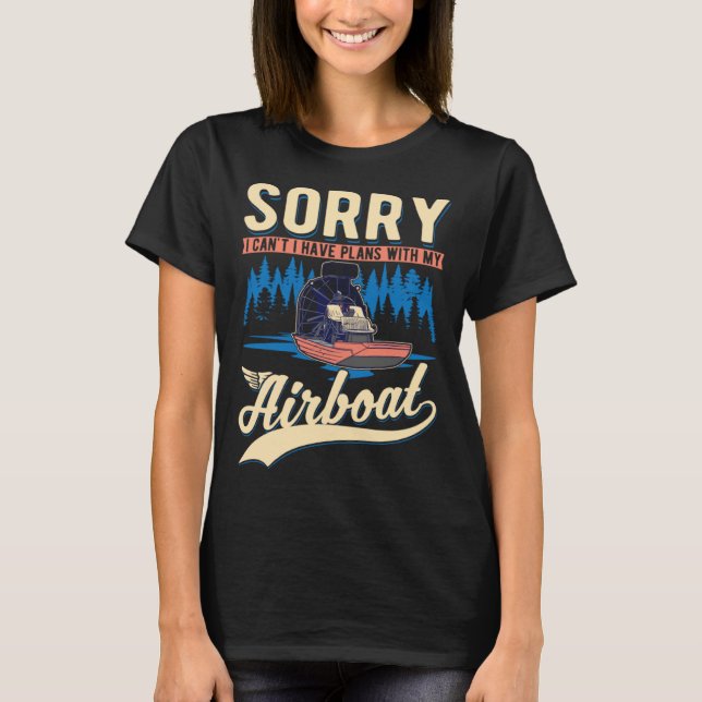 Airboat Captain Swamp Boat  2 T-Shirt (Vorderseite)