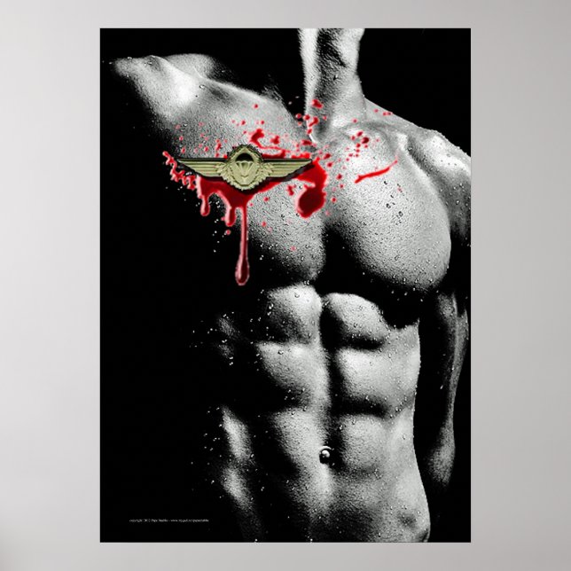 Airborne Bloody Wings Poster (Vorne)