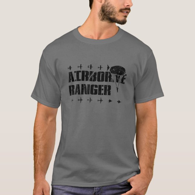 Airborne Ranger Paratrooper Army T-Shirt (Vorderseite)