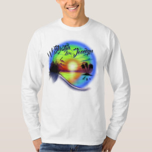 Airbrush Beach scène #02 T-Shirt personnalisé
