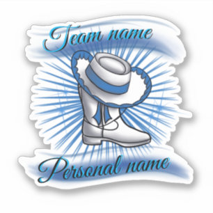 Airbrush Drill Team autocollant personnalisable