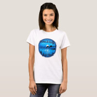 Airbrush personnalisées dauphins scène T-Shirt