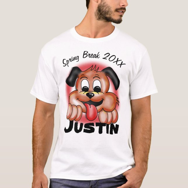 Airbrush Puppy T-Shirt (Vorderseite)