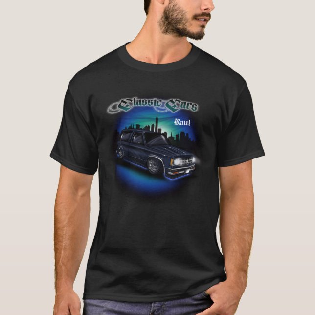 Airbrush série classique voiture blaz T-Shirt (Devant)