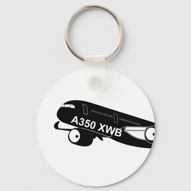 Airbus A350-XWB Schlüsselanhänger von HajiBoris (Vorderseite)