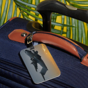 Airbus A400M bei Sunset Gepäckanhänger