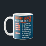 Aircraft Engineering Hourly Rate Funny Aircraft Kaffeetasse<br><div class="desc">Aircraft Engineering Hourly Rate Funny Aircraft Engineer Gift. Perfect gift for your dad,  mom,  papa,  men,  women,  friend and family members on Thanksgiving Day,  Christmas Day,  Mothers Day,  Fathers Day,  4th of July,  1776 Independent day,  Veterans Day,  Halloween Day,  Patrick's Day</div>