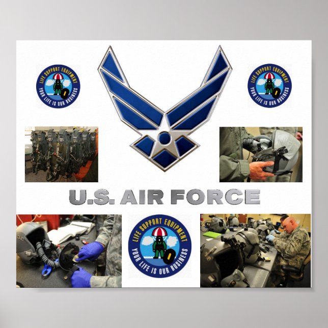 Aircrew Life Support Poster (Vorne)