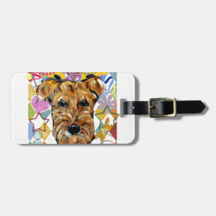 AIRDALE TERRIER GEPÄCKANHÄNGER