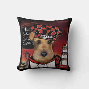 AIRDALE TERRIER  KISSEN