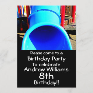 Aire de jeu ou parc Anniversaire Fête Invitation