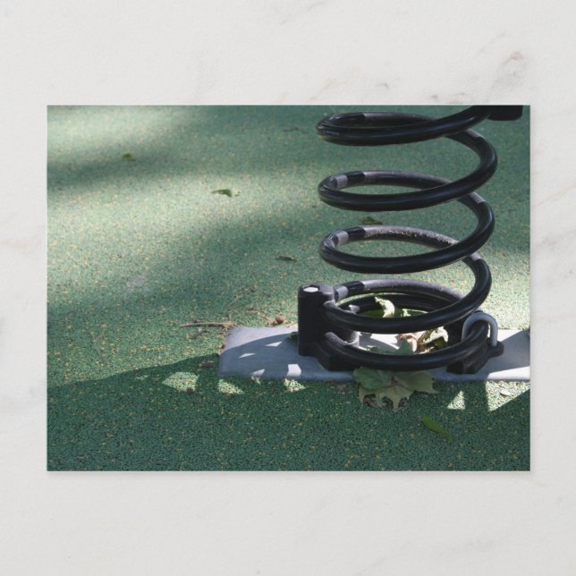 Aire de jeu pour enfants 16 Metal Spring Carte pos (Devant)