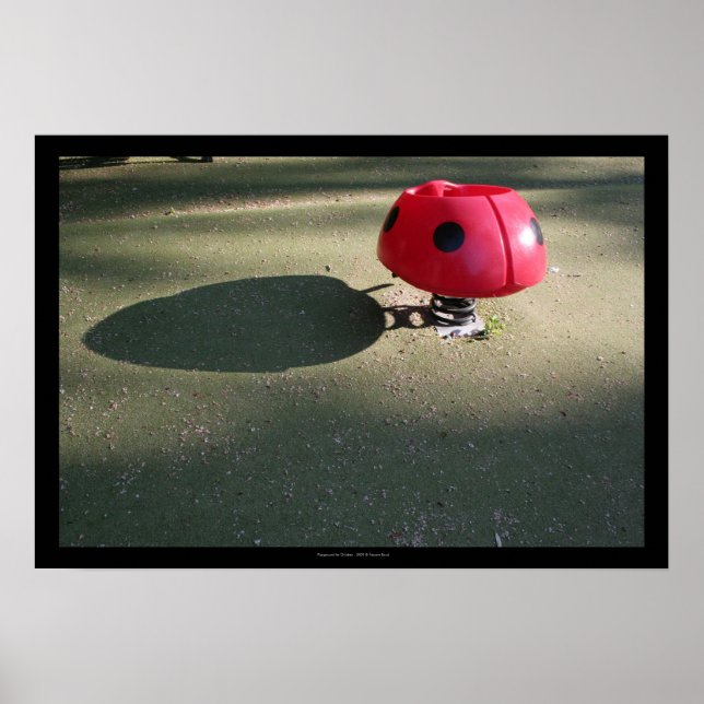 Aire de jeu pour enfants 30 Ladybug rocking Poster (Devant)