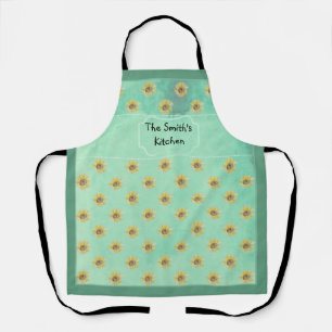 Aire personnalisée Tournesol Cuisine tablier