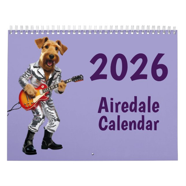 Airedale Calendar Kalender (Titelbild)