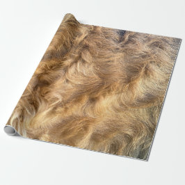 Airedale Haar-Wrap-Papier Geschenkpapier