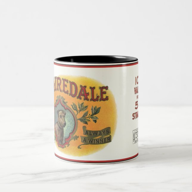 Airedale-Hund Tasse (Mittel)
