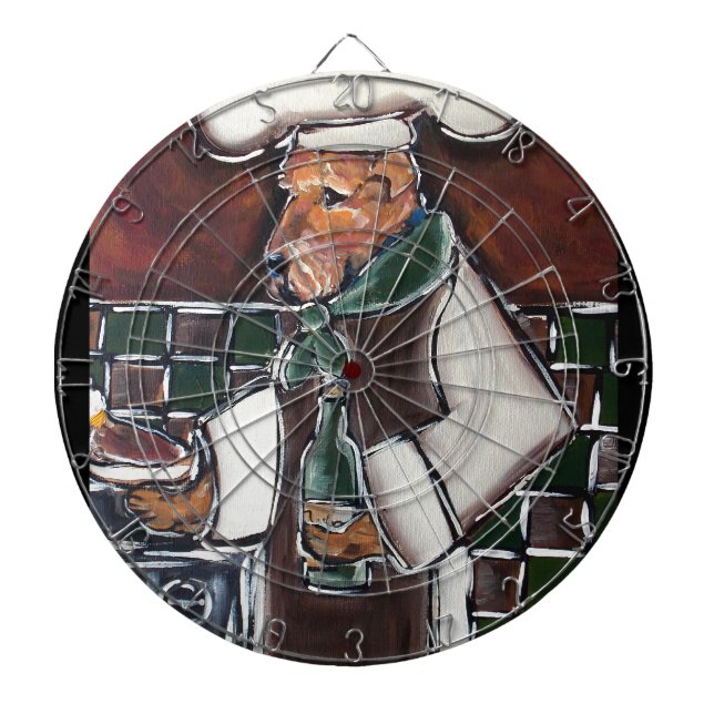 Airedale Koch Dartscheibe (vorne)