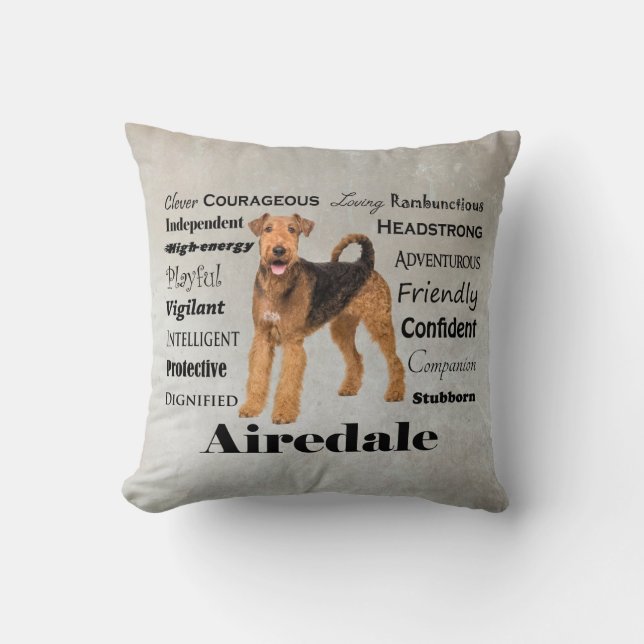 Airedale Pillow Kissen (Vorderseite)