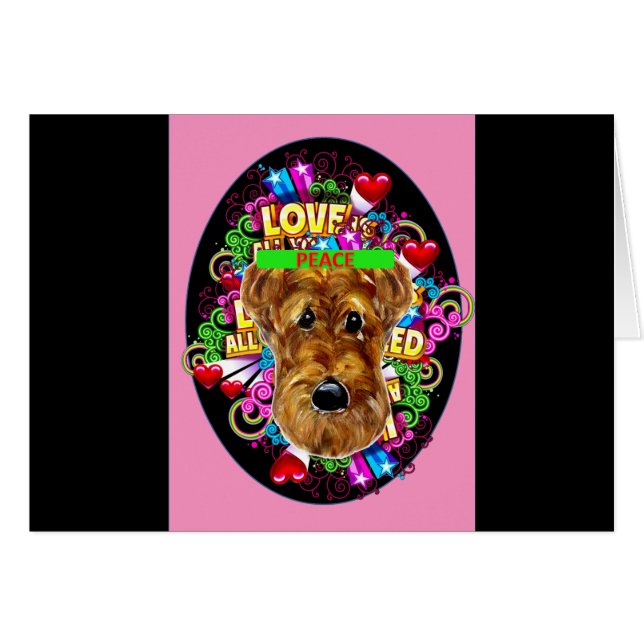 AIREDALE TERRIER (Devant horizontal)