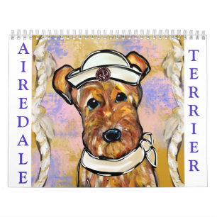 AIREDALE TERRIER  2026 KALENDER