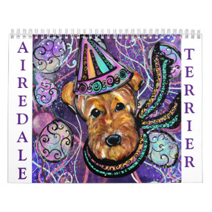 AIREDALE TERRIER 2026 KALENDER