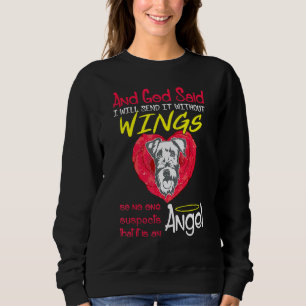 Airedale Terrier Angel ohne Flügel Haustier Sweatshirt