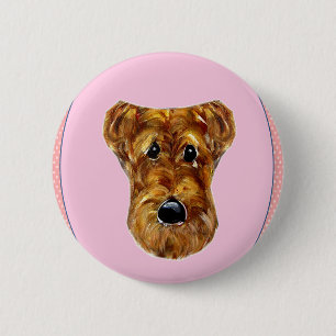 AIREDALE TERRIER BUTTON