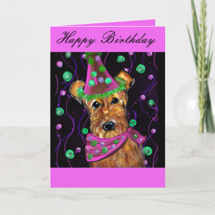 Airedale Terrier Dankeskarte