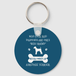 Airedale Terrier Dog Bester Freund Schlüsselanhäng Schlüsselanhänger