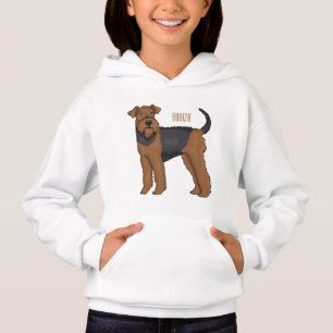 Airedale terrier dog cartoon