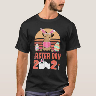 Airedale Terrier Dog Face Maske T-Shirt
