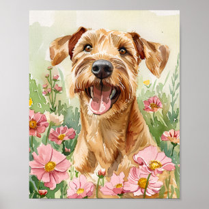 Airedale Terrier Dog Kunst, Dichtung und Musik Poster