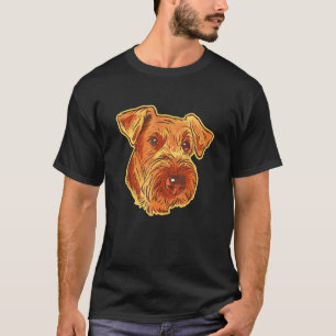 Airedale Terrier Dog Portrait T-Shirt