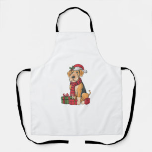 Airedale Terrier Dog Weihnachten Party Schürze